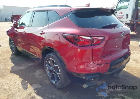 2020 Chevrolet Blazer Awd Rs из США, поврежденный, VIN 3GNKBKRS1LS573917